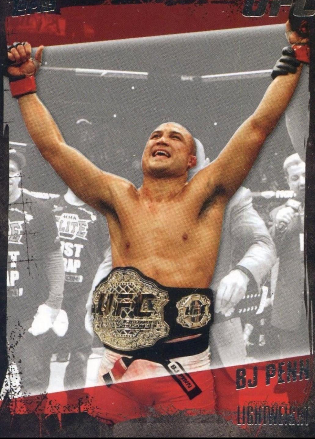 2010 Topps UFC (Series 4) #20a BJ Penn — front