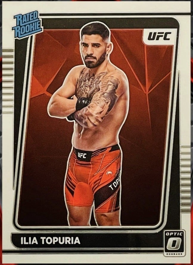 2022 Donruss Optic UFC #110 Ilia Topuria — front