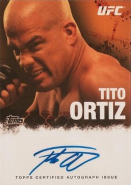 2010 Topps UFC (Series 4) #FA-TO Tito Ortiz — front