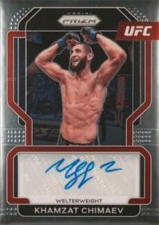 2022 Panini Prizm UFC #SG-KCH Khamzat Chimaev — front