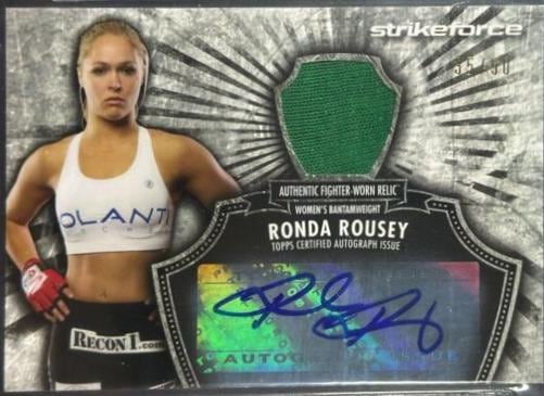 2012 Topps UFC Bloodlines #FAR-RR — Ronda Rousey — front