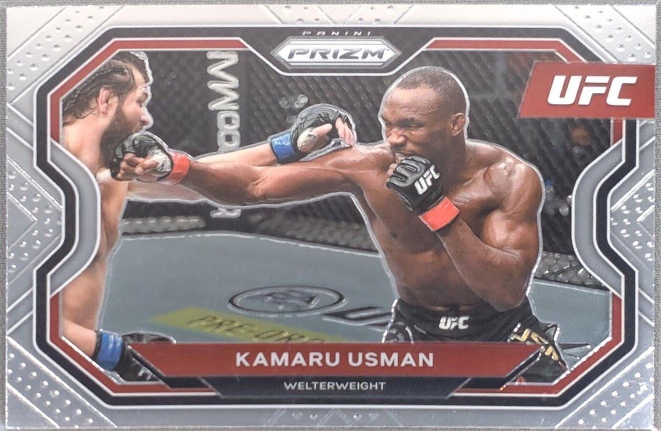 2021 Panini Prizm UFC #151 Kamaru Usman — front