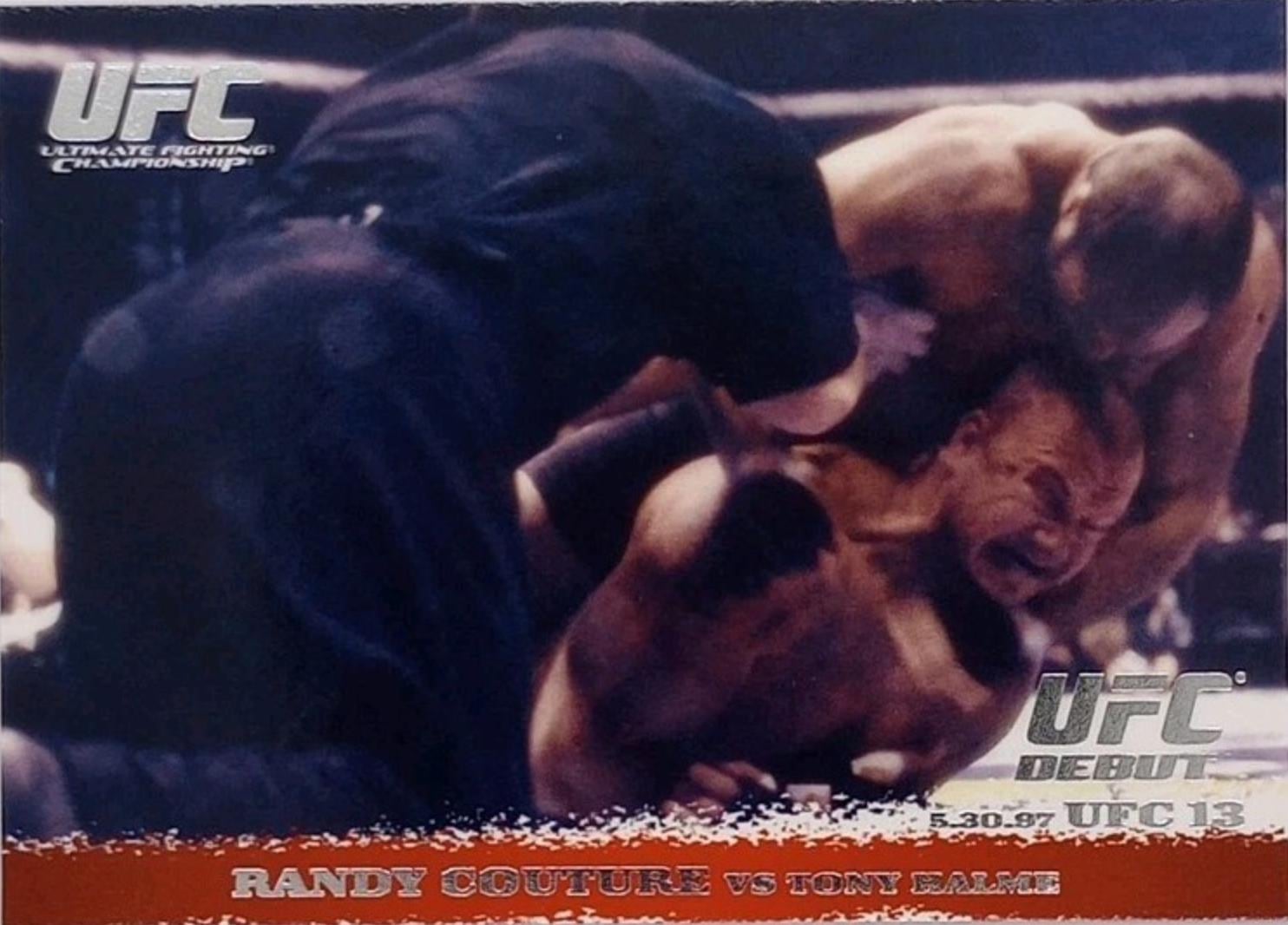 2009 Topps UFC Round 1 #4 Randy Couture / Tony Halme — front