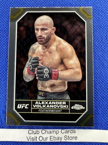 2024 Topps Chrome UFC #7 Alexander Volkanovski — front