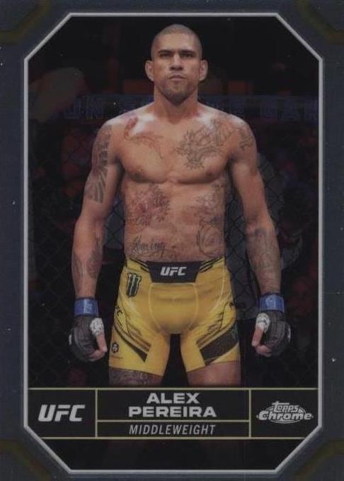 2024 Topps Chrome UFC #4 Alex Pereira — front