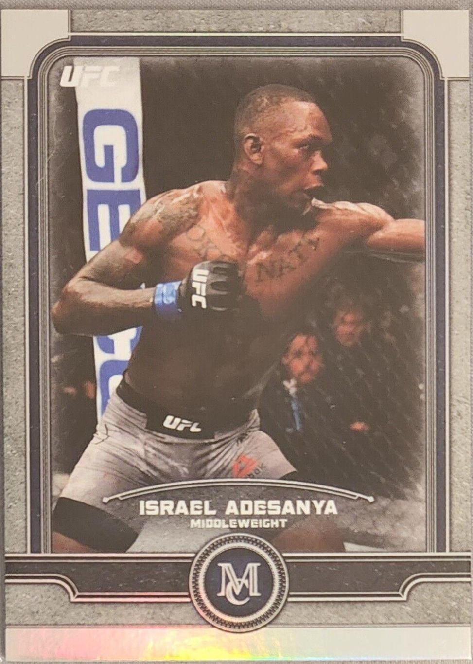 2019 Topps UFC Museum Collection #28 Israel Adesanya — front
