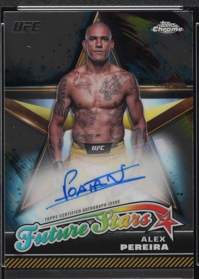 2024 Topps Chrome UFC #FSA-APE Alex Pereira — front