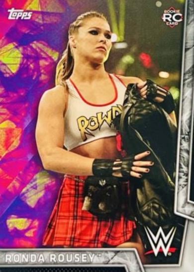 2018 Topps WWE Women's Division #25 Ronda Rousey — front