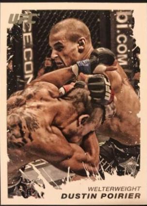 2011 Topps UFC Moment of Truth #194 Dustin Poirier — front