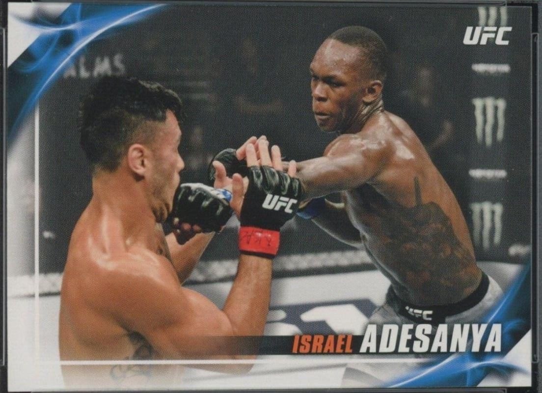 2019 Topps UFC Knockout #34 Israel Adesanya — front