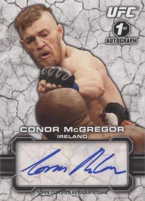 2013 Topps UFC Bloodlines #FA-CM Conor McGregor — front