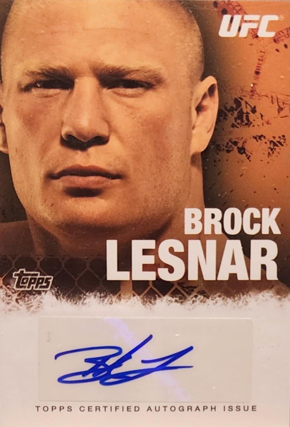 2010 Topps UFC (Series 4) #FA-BL — Brock Lesnar — front