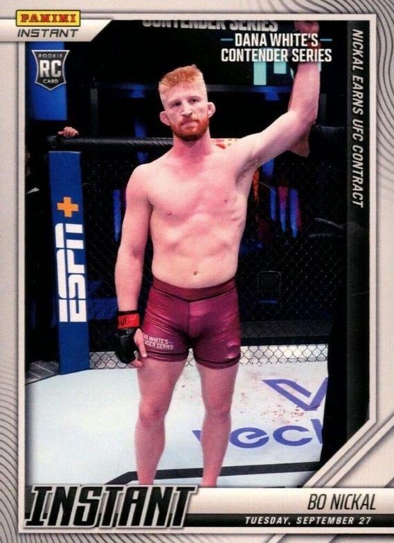 2022 Panini Instant UFC #118 Bo Nickal — front