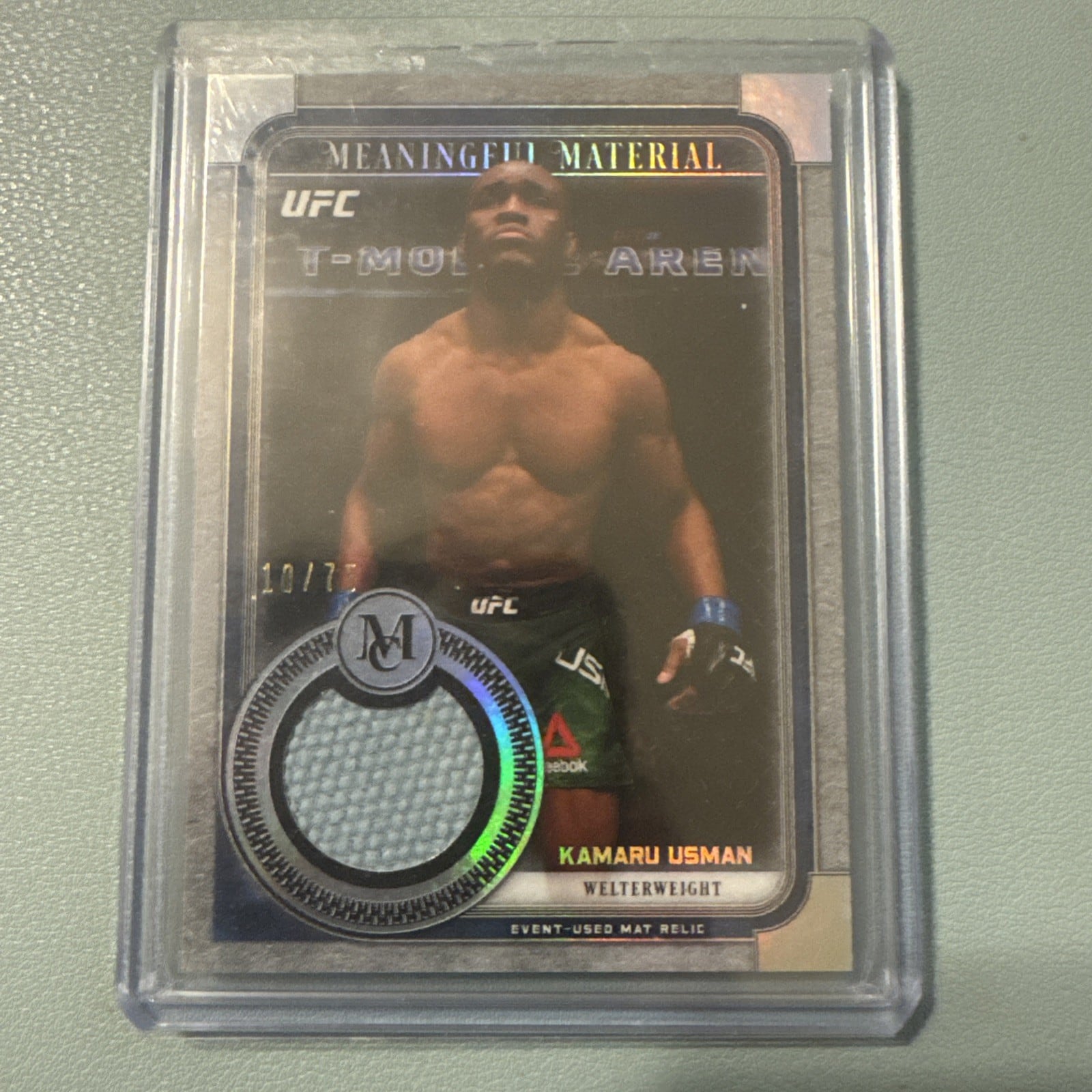 2019 Topps UFC Museum Collection #MMR-KU Kamaru Usman — front