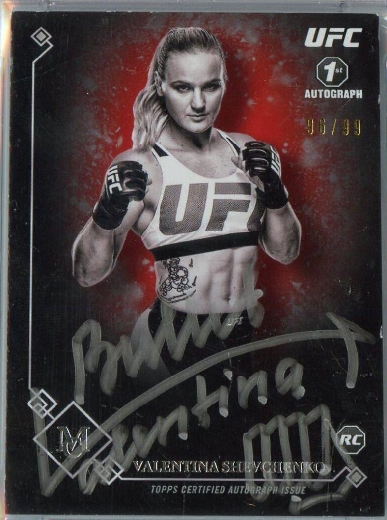 2017 Topps Museum Collection UFC #MA-VS Valentina Shevchenko — front