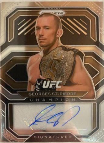 2021 Panini Prizm UFC #CS-GSP — Georges St-Pierre — front