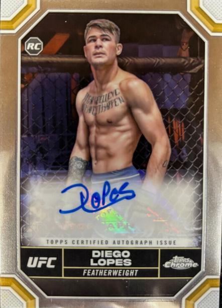 2024 Topps Chrome UFC #CRA-DLO Diego Lopes — front