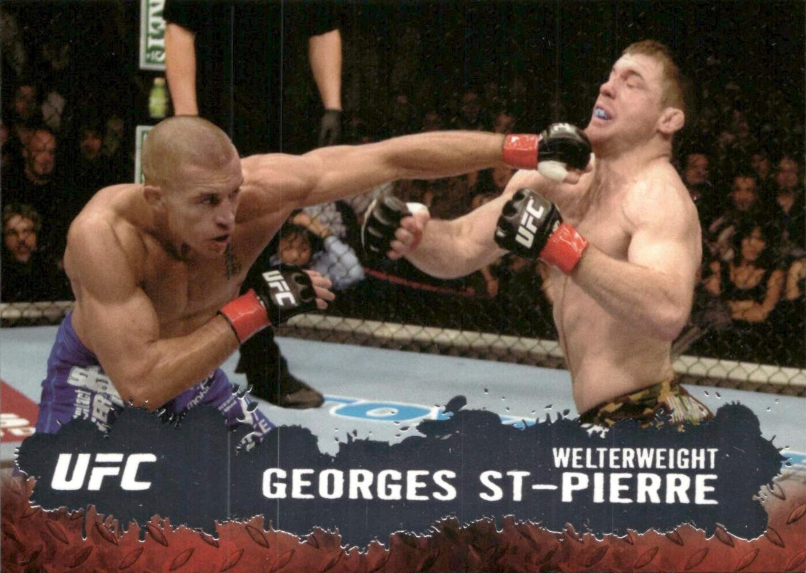 2009 Topps UFC Round 2 #100 Georges St-Pierre — front