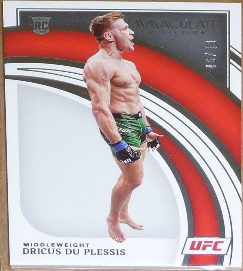 2022 Panini Immaculate Collection UFC #57 Dricus du Plessis — front