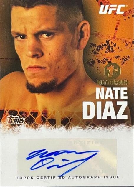 2010 Topps UFC (Series 4) #FA-ND Nate Diaz — front