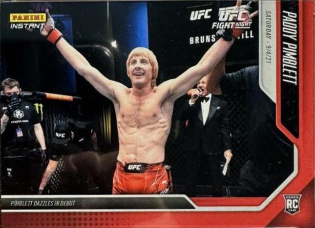 2021 Panini Instant UFC #34 Paddy Pimblett — front