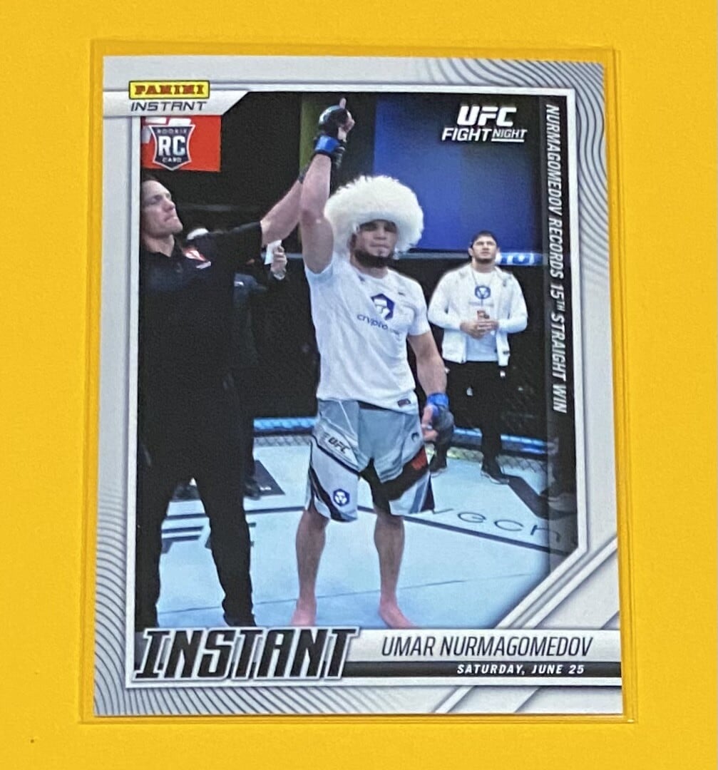 2022 Panini Instant UFC #65 Umar Nurmagomedov — front