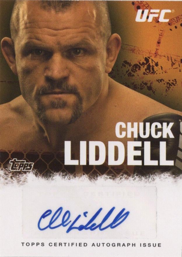 2010 Topps UFC (Series 4) #FA-CL Chuck Liddell — front