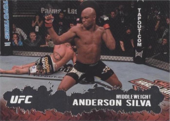 2009 Topps UFC Round 2 #33 Anderson Silva — front