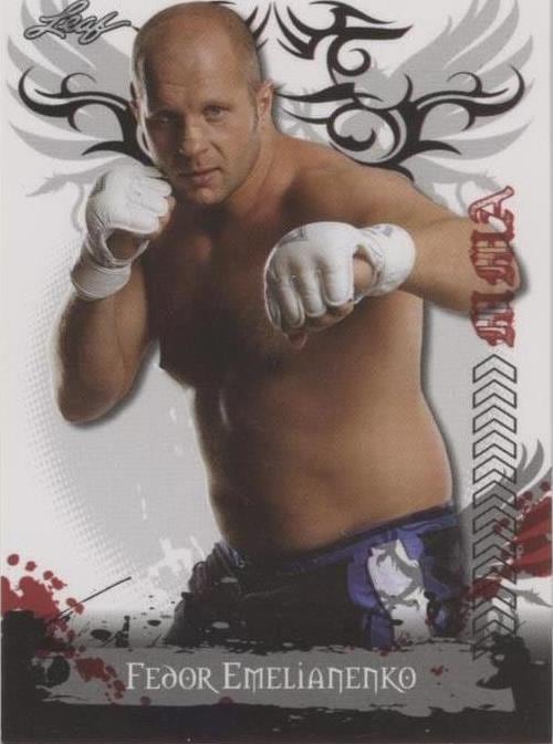 2010 Leaf MMA #1 Fedor Emelianenko — front