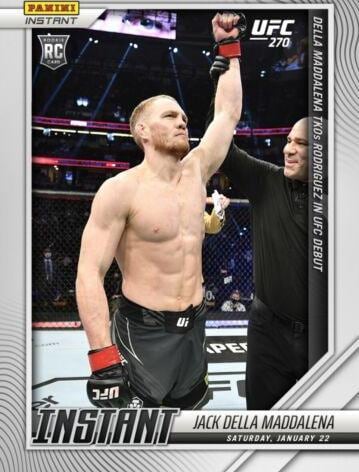 2022 Panini Instant UFC #1 Jack Della Maddalena — front
