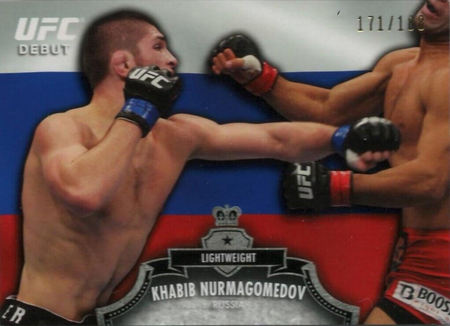 2012 Topps UFC Bloodlines #12 Country Flag /188 — Khabib Nurmagomedov — front