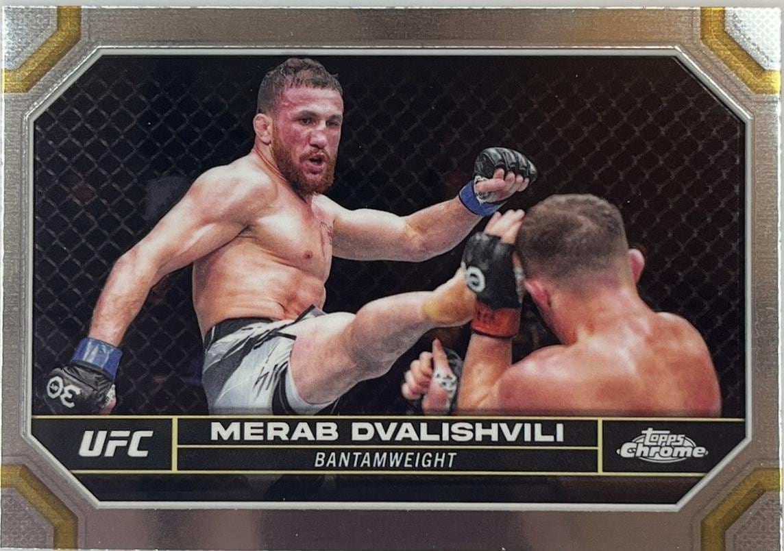 2024 Topps Chrome UFC #135 Merab Dvalishvili — front