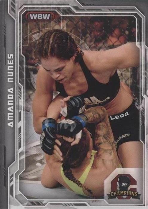 2014 Topps UFC Champions #35 Amanda Nunes — front