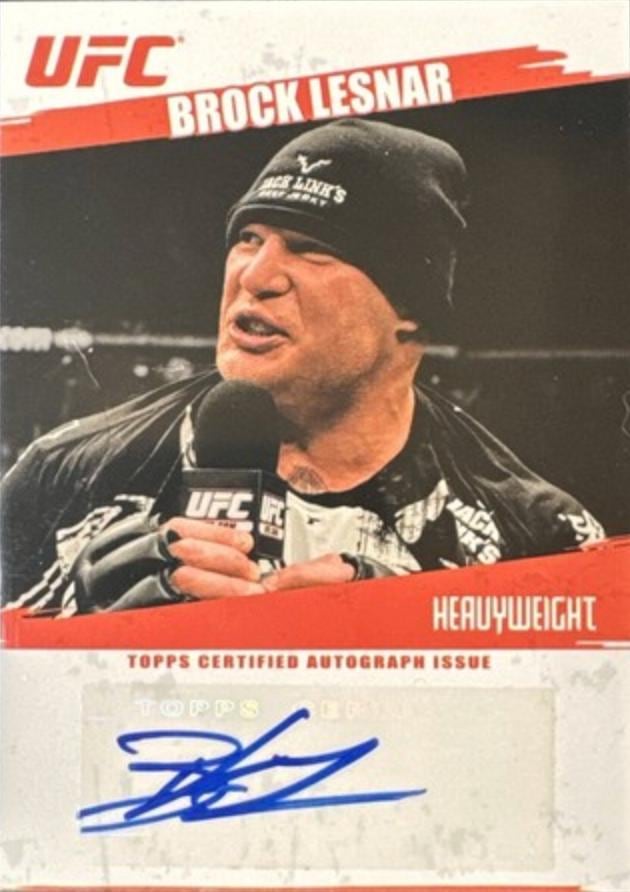 2009 Topps UFC Round 2 #FA-BL Brock Lesnar — front