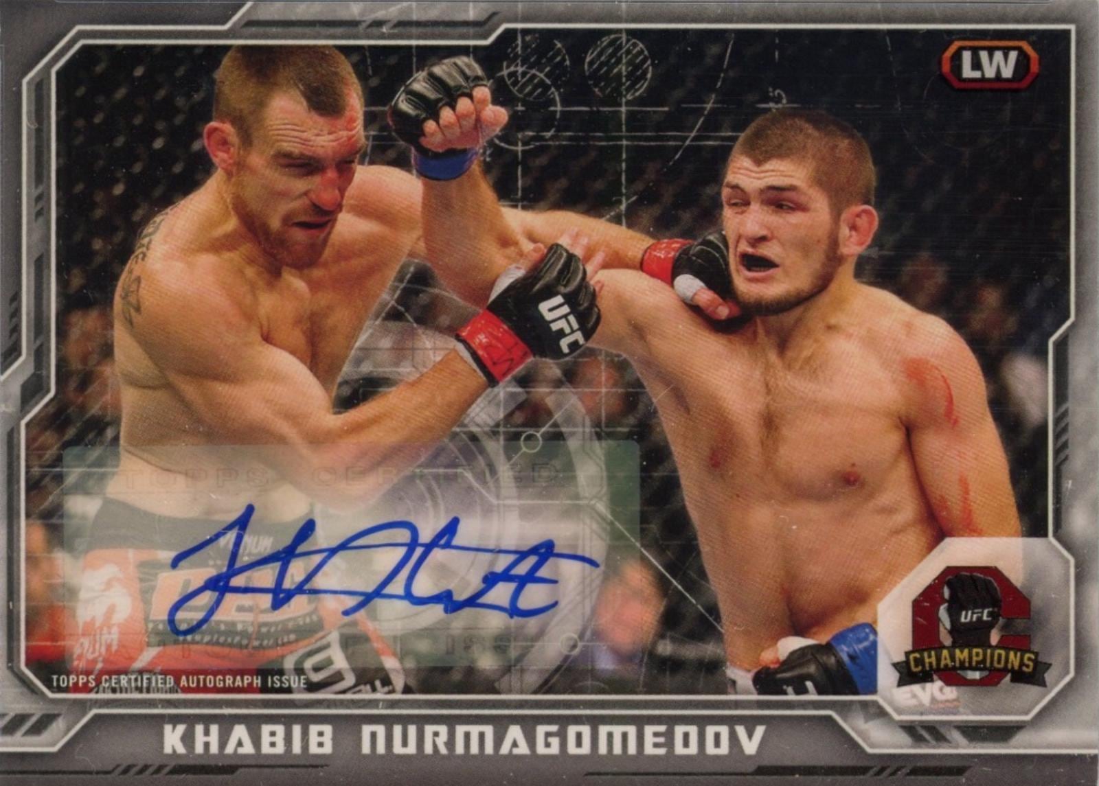 2014 Topps UFC Champions #CFA-KN — Khabib Nurmagomedov — front