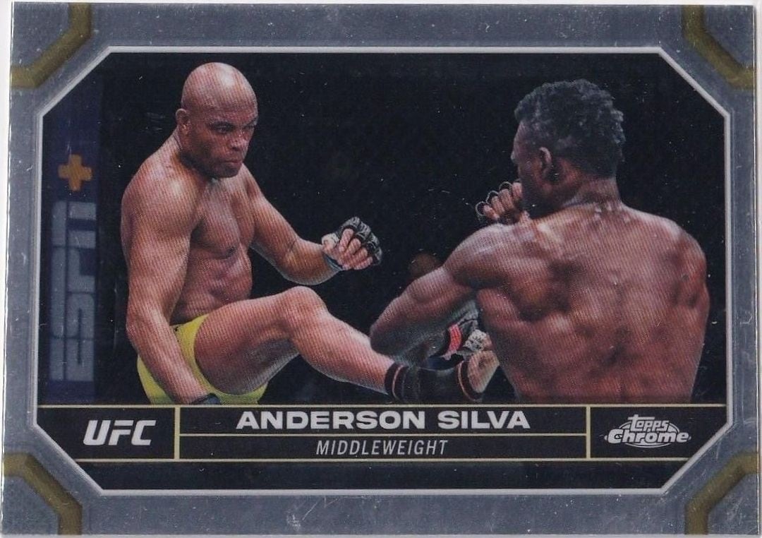 2024 Topps Chrome UFC #17 Anderson Silva — front