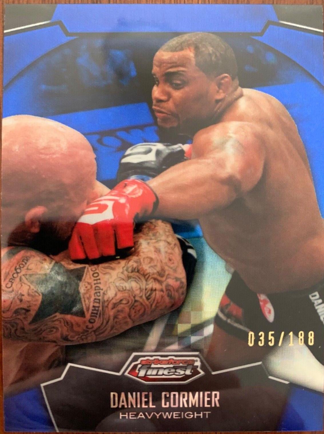 2012 Finest UFC #82 — Daniel Cormier — X-Fractor parallel, front