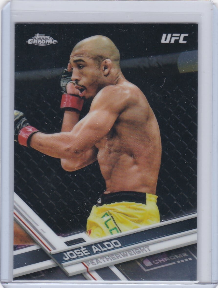 2017 Topps Chrome UFC #2 José Aldo — front