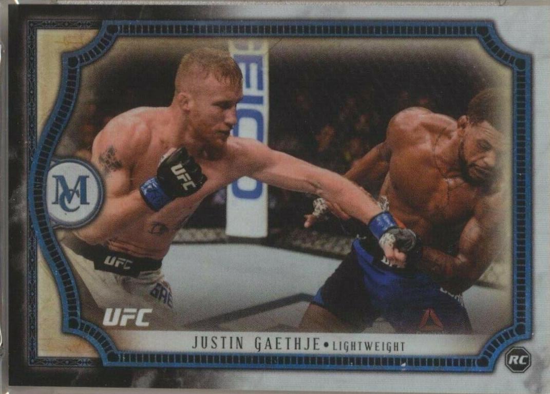 2018 Topps UFC Museum Collection #23 Justin Gaethje — front