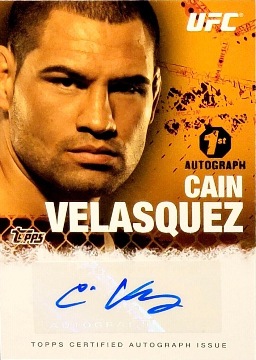 2010 Topps UFC (Series 4) #FA-CV Cain Velasquez — front