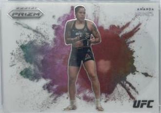 2021 Panini Prizm UFC — Color Blast #6 Amanda Nunes — front