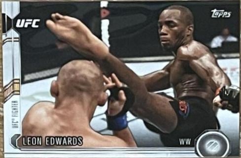 2015 Topps UFC Chronicles #255 Leon Edwards — front