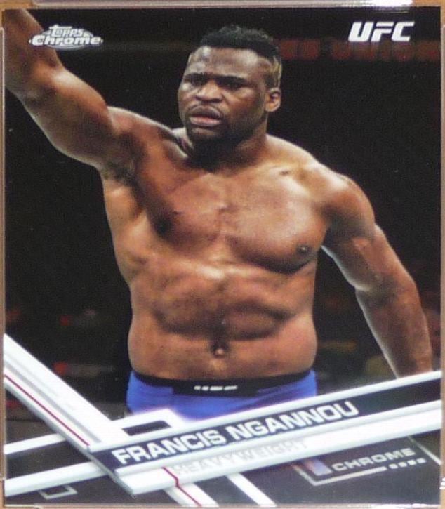2017 Topps Chrome UFC #78 Francis Ngannou — front
