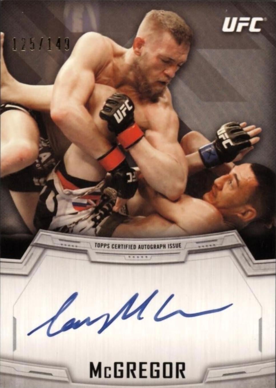 2014 Topps UFC Knockout #KA-CM Conor McGregor — front