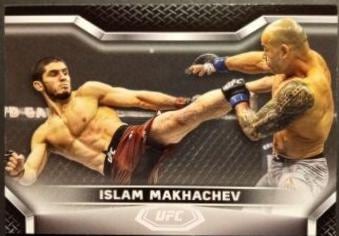 2020 Topps UFC Knockout #84 — Islam Makhachev — front