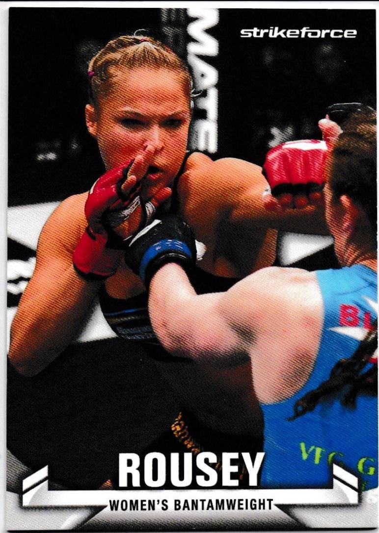 2013 Topps UFC Knockout #1 Ronda Rousey — front