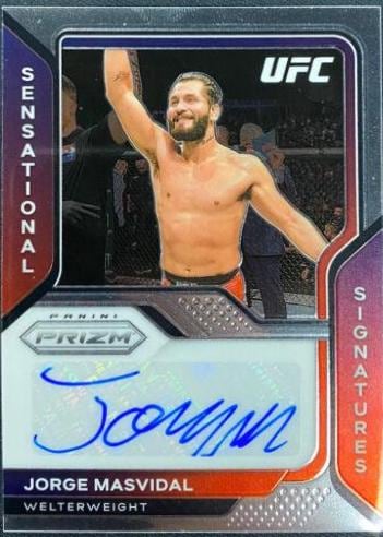 2021 Panini Prizm UFC #SS-JMS Jorge Masvidal — front