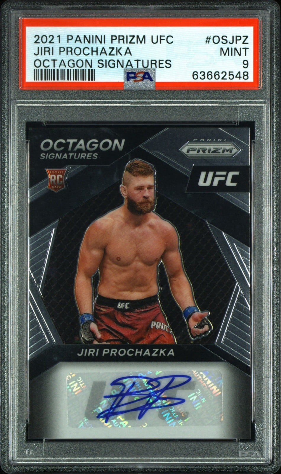 2021 Panini Prizm UFC #OS-JPZ Jiri Prochazka — front