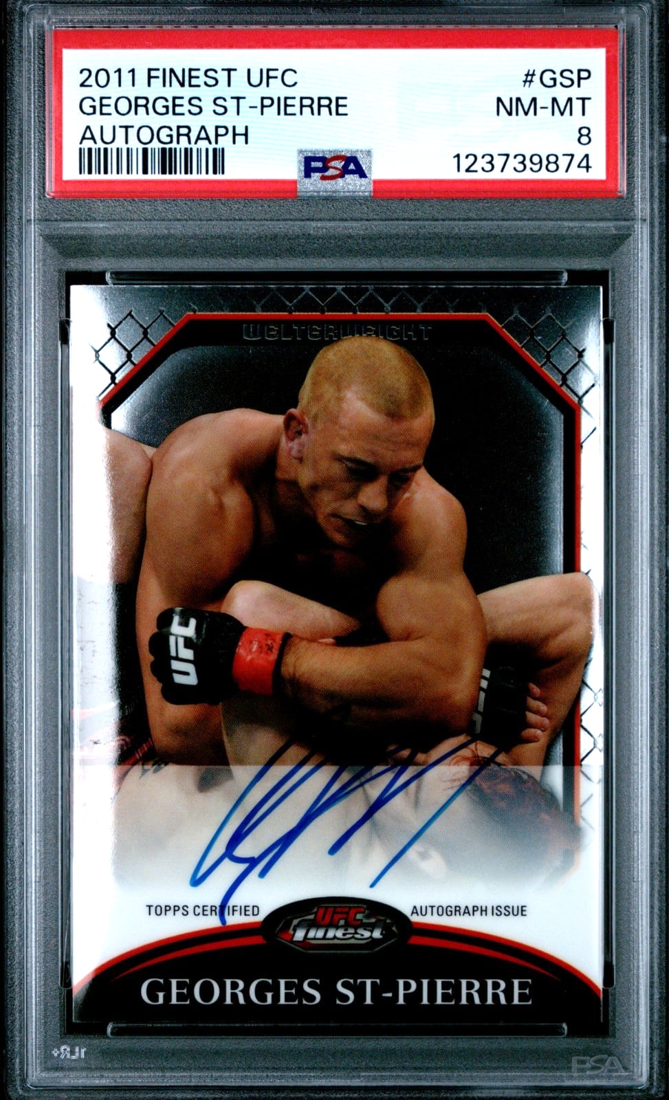 2011 Finest UFC #A-GSP Georges St-Pierre — front