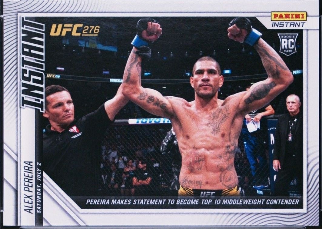 2022 Panini Instant UFC #79 Alex Pereira — front